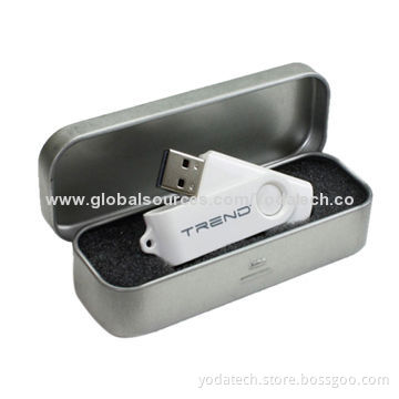 Small Rectangle Tin USB Packaging, Measures 80 x 40 x 20mm